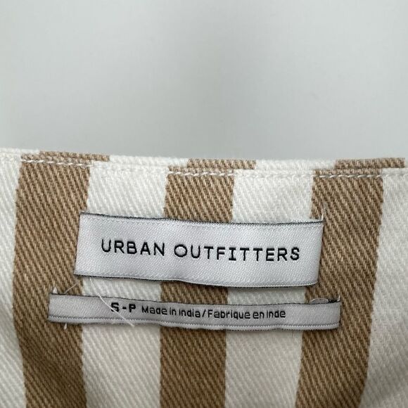 Urban Outfitters Murphy Stripped Bib Adjustable Strap Wide Leg Overalls - Picture 7 of 10